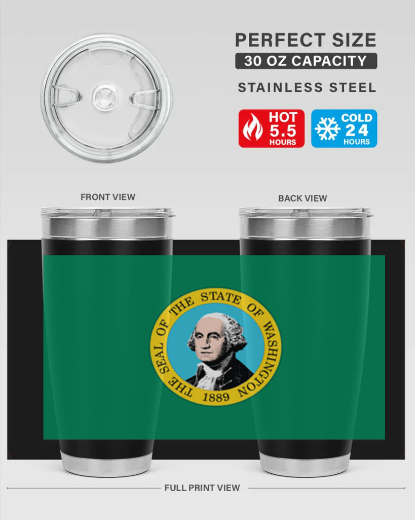 Washington 4#- stateflags- Tumbler