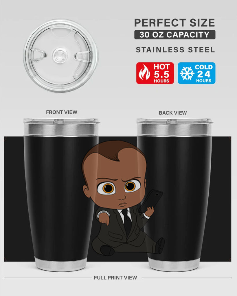 black boy 11#- black men - boys- tumbler