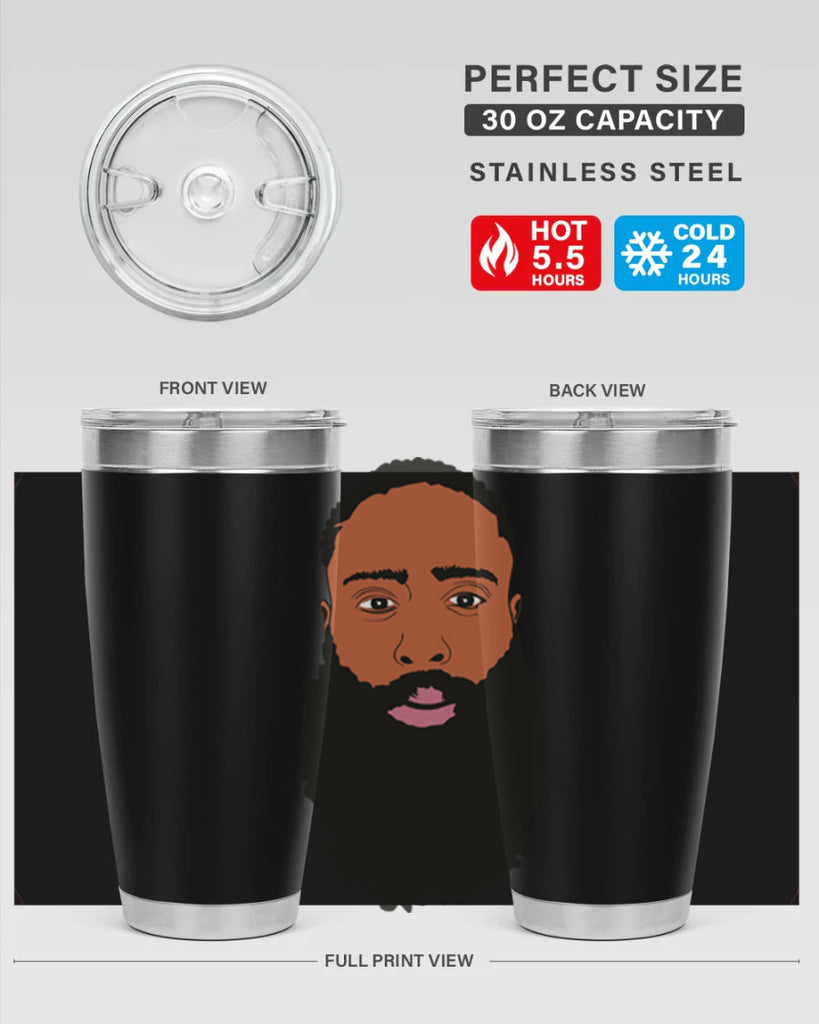 black man style 2#- black men - boys- tumbler