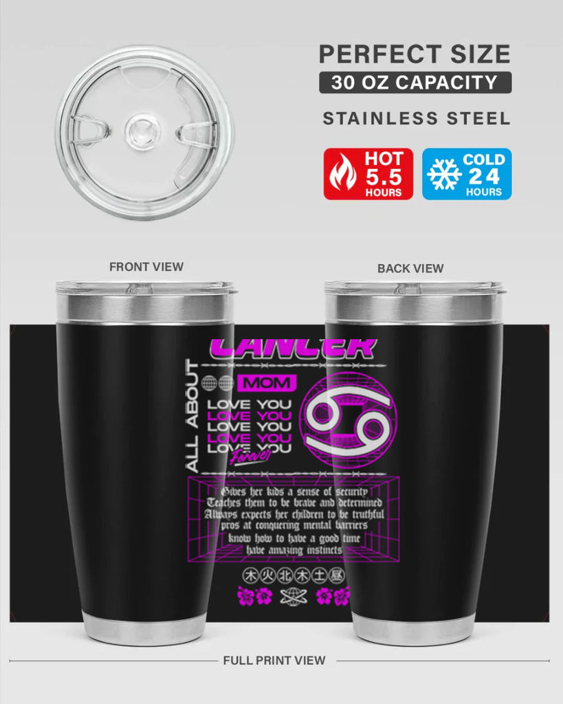 cancer 176#- zodiac- Tumbler