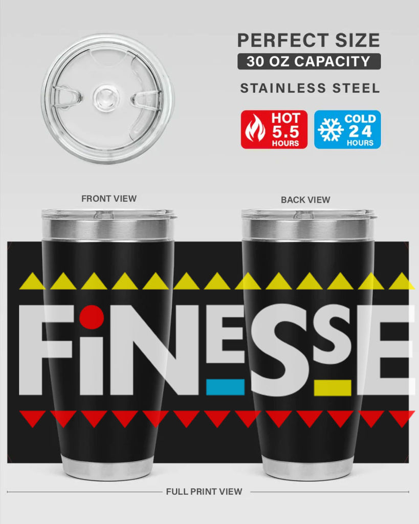 finesse 155#- black words phrases- Cotton Tank