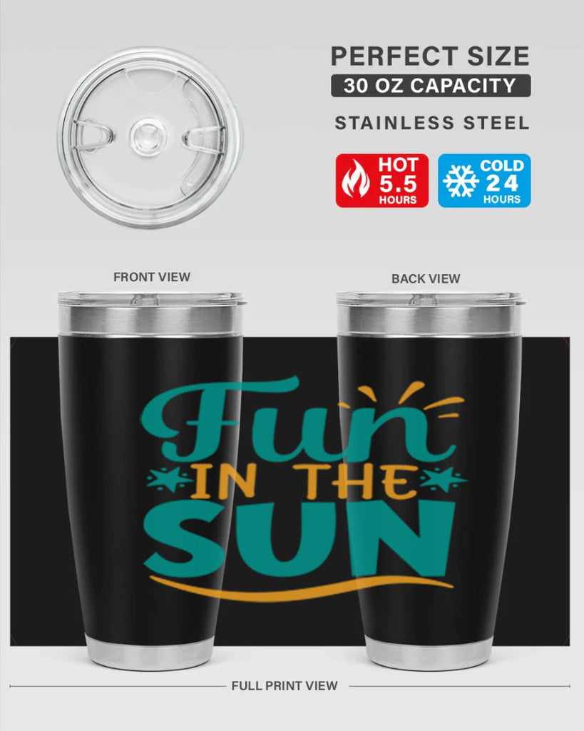 fun in the sun Style 103#- summer- Tumbler