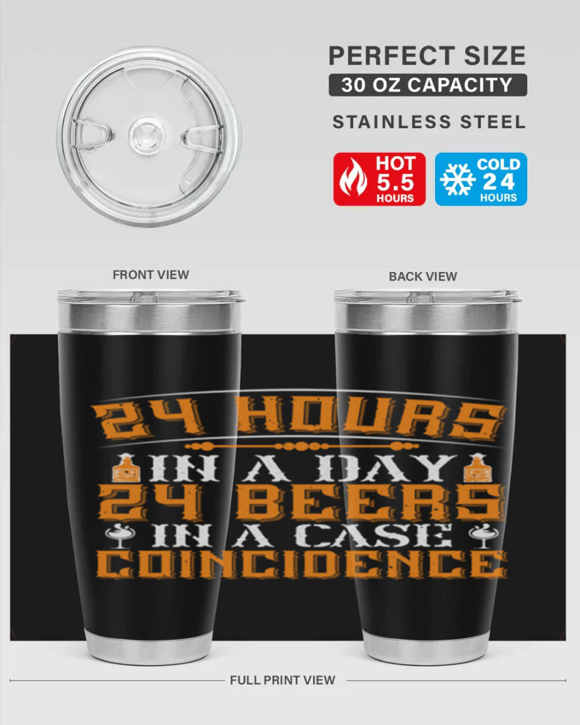 hours in a day beers in a case coincidence 56#- drinking- Tumbler