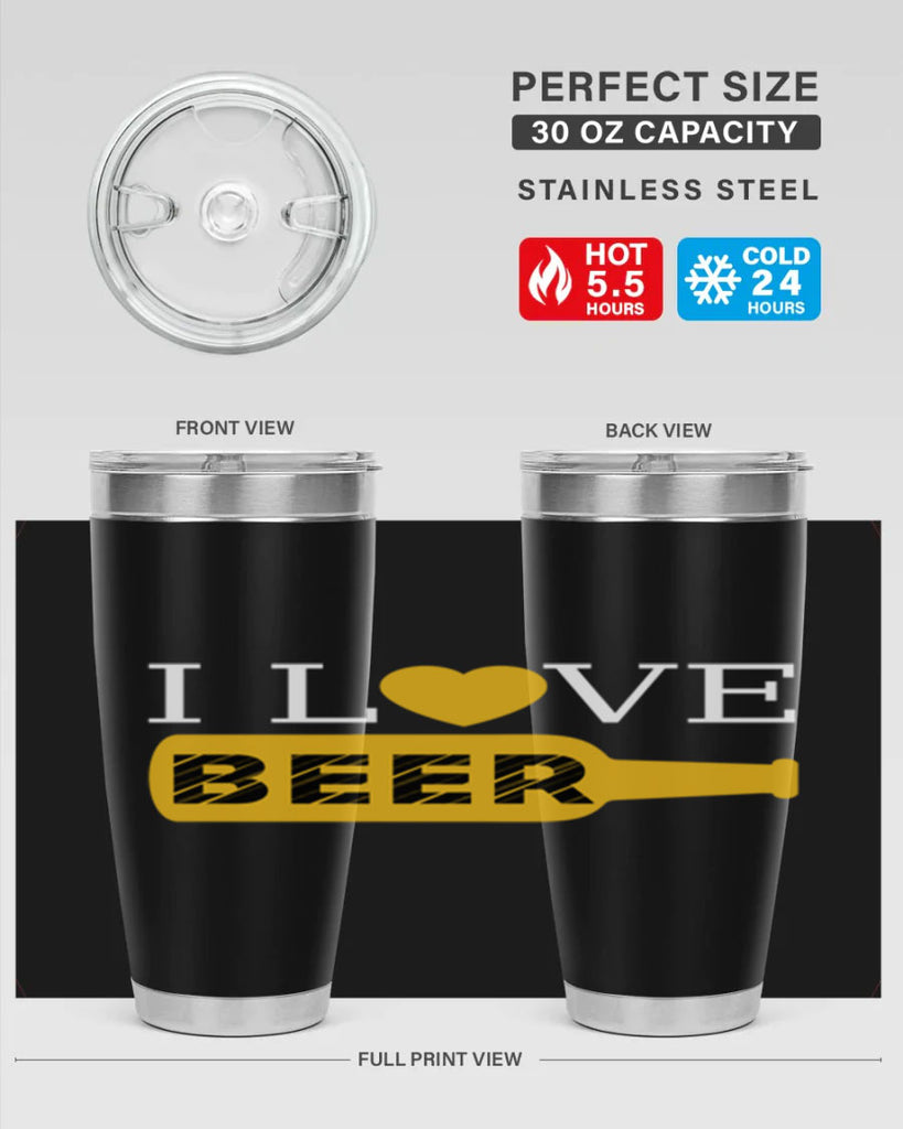i love beer 75#- beer- Tumbler