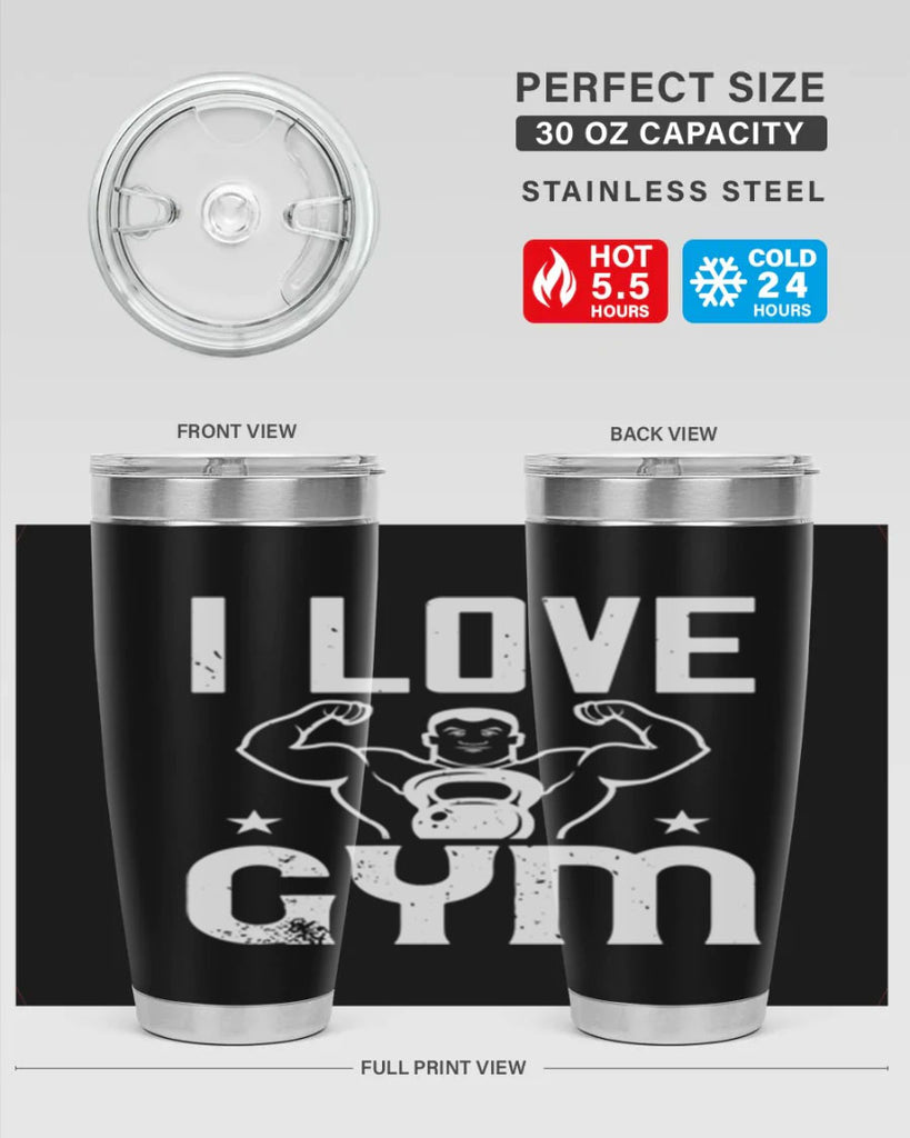 i love gym 88#- gym- Tumbler
