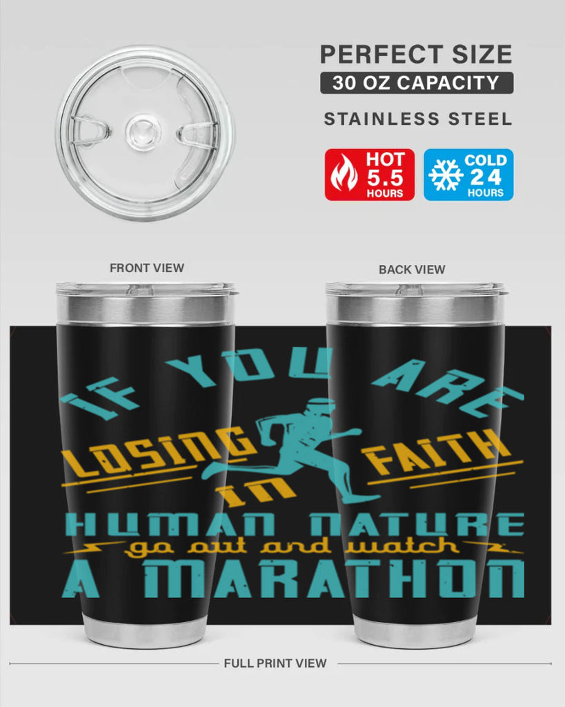 if you are losing faith in human nature go out and watch a marathon 37#- running- Tumbler