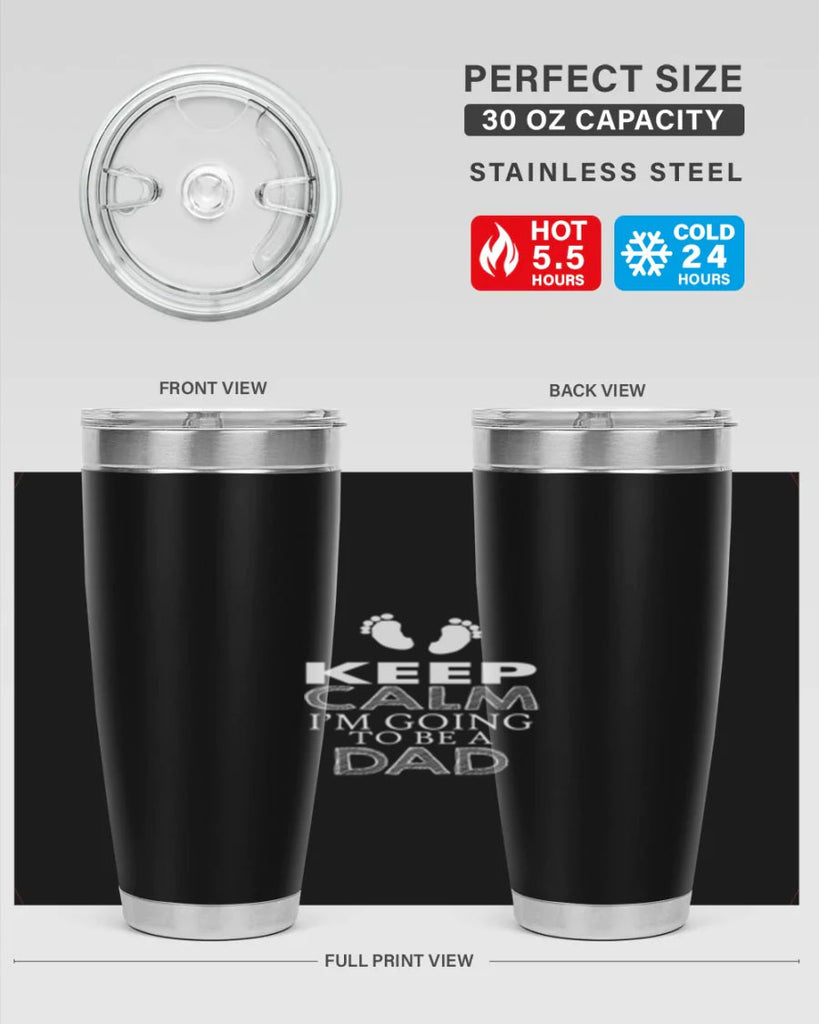 keep clam i am going to be a dad 2#- dad- Tumbler