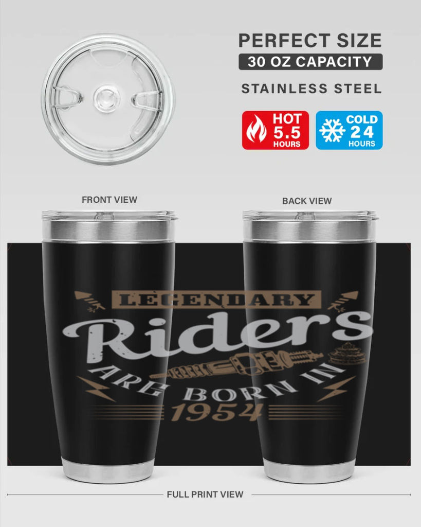legendary riders are born in Style 60#- birthday- tumbler