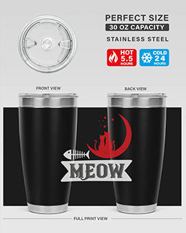 meow Style 70#- cat- Tumbler
