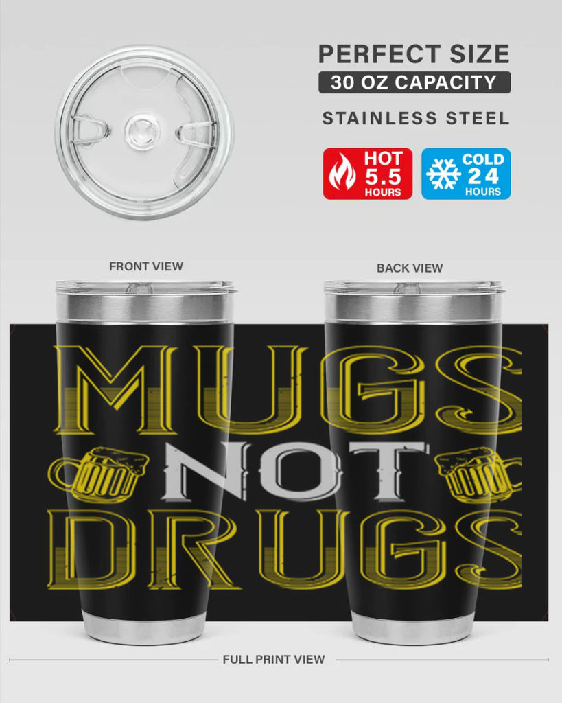 mugs not drugs Style 113#- St Patricks Day- Tumbler
