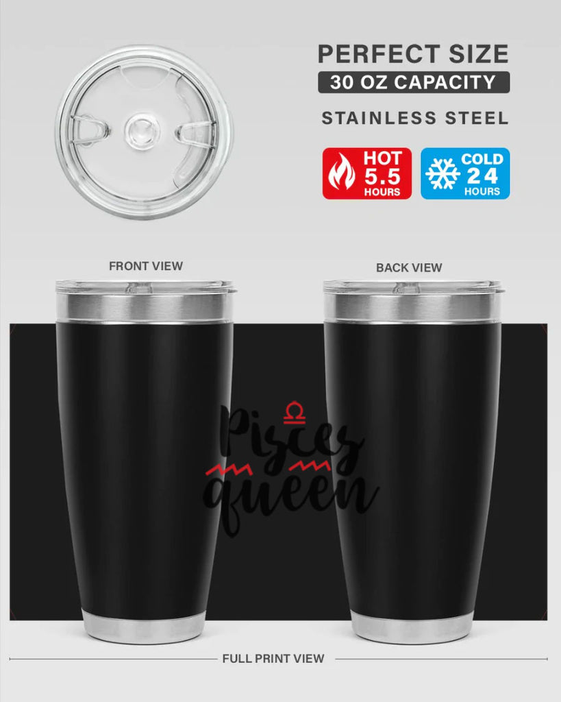 pisces queen 368#- zodiac- Tumbler