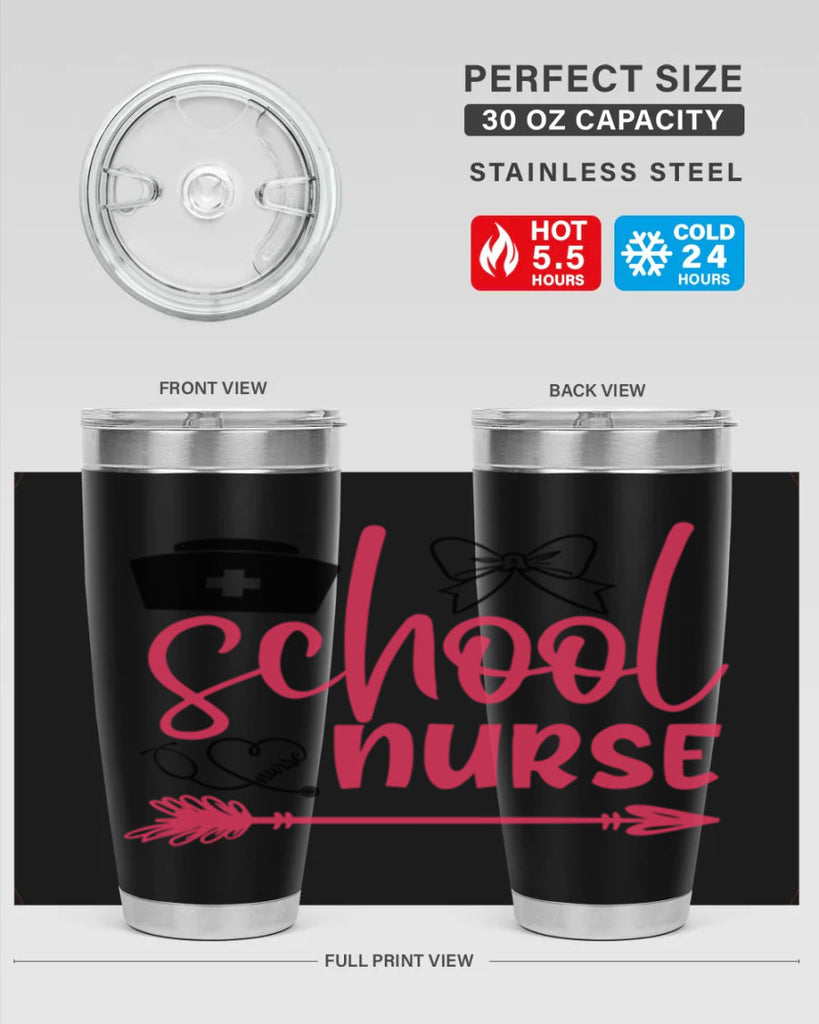 school nurse Style 354#- nurse- tumbler