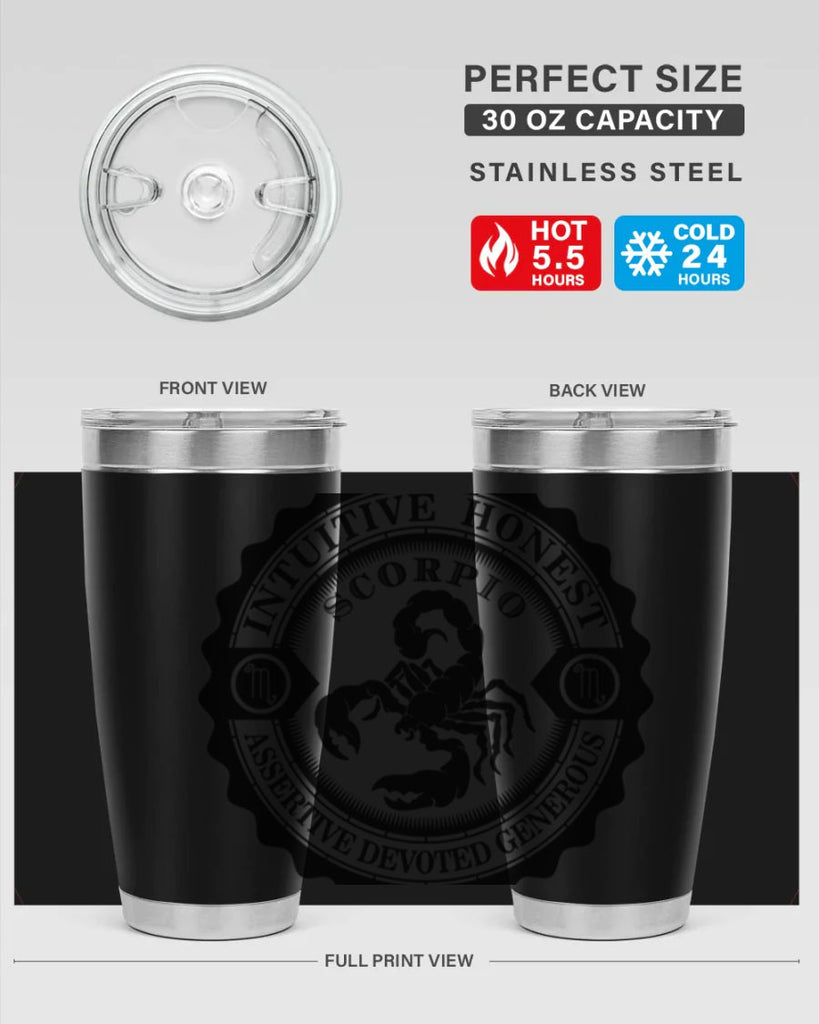 scorpio 31#- zodiac- Tumbler