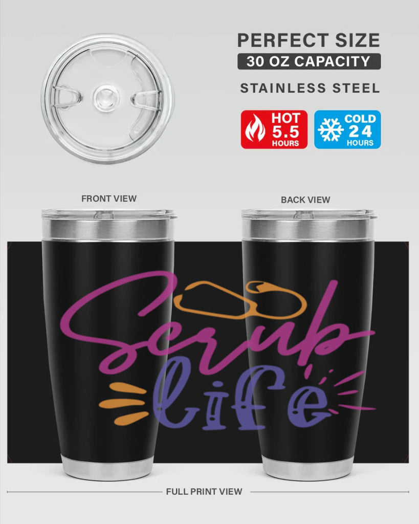 scrub life Style 351#- nurse- tumbler