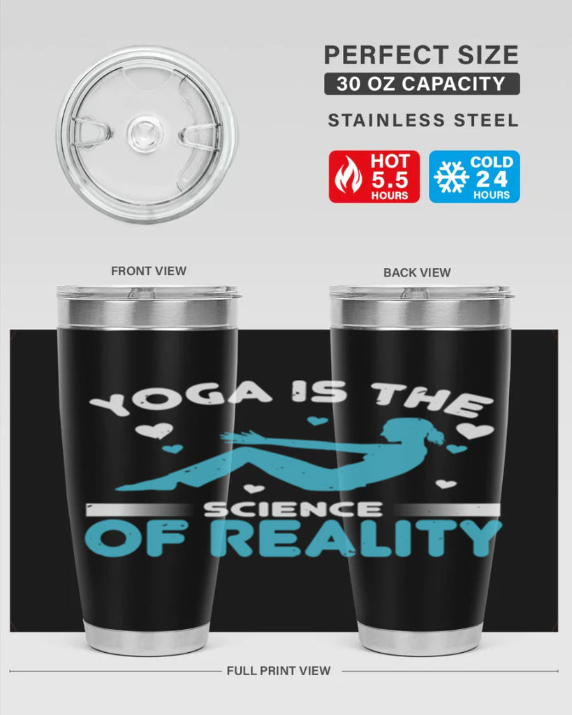 yoga is the science of reality 16#- yoga- Tumbler