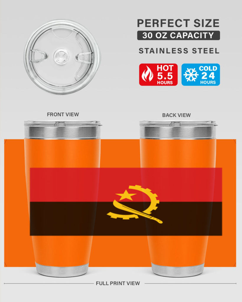 Angola 193#- world flags- Tumbler