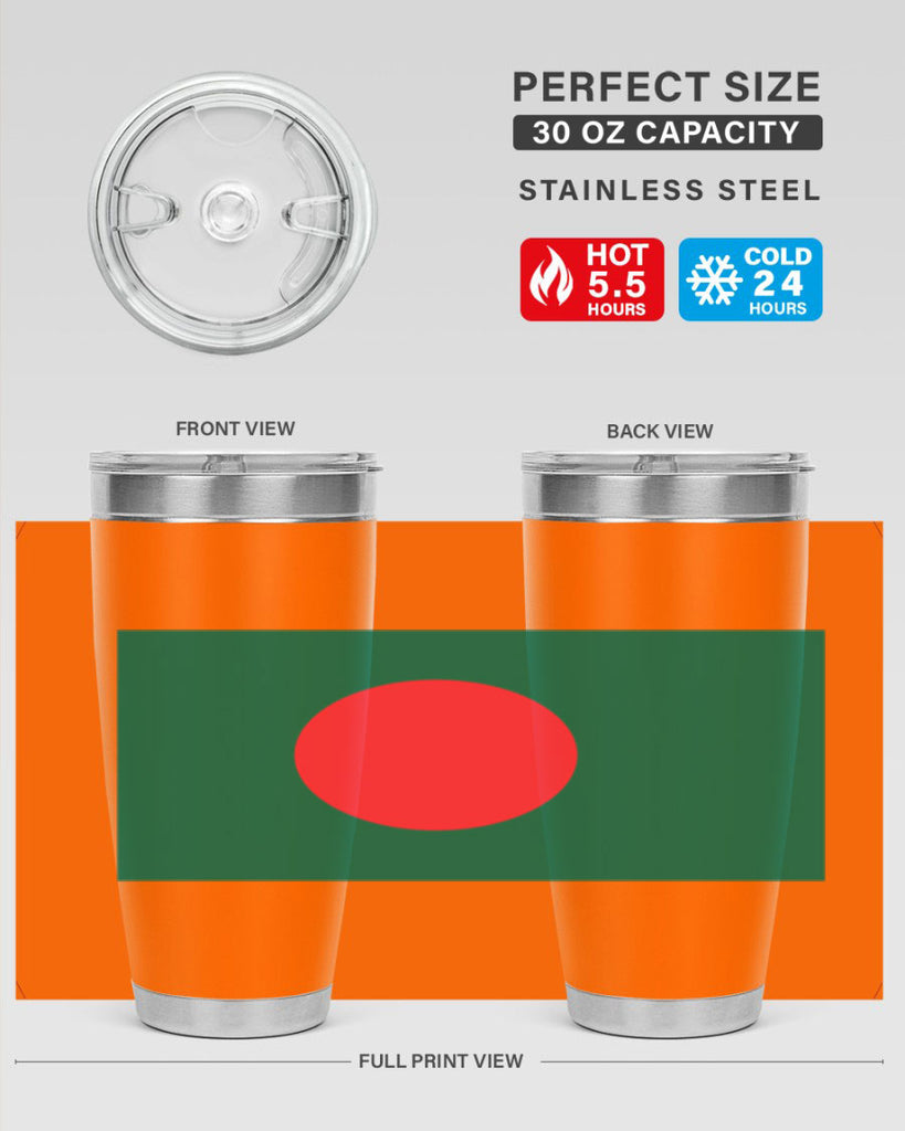 Bangladesh 184#- world flags- Tumbler