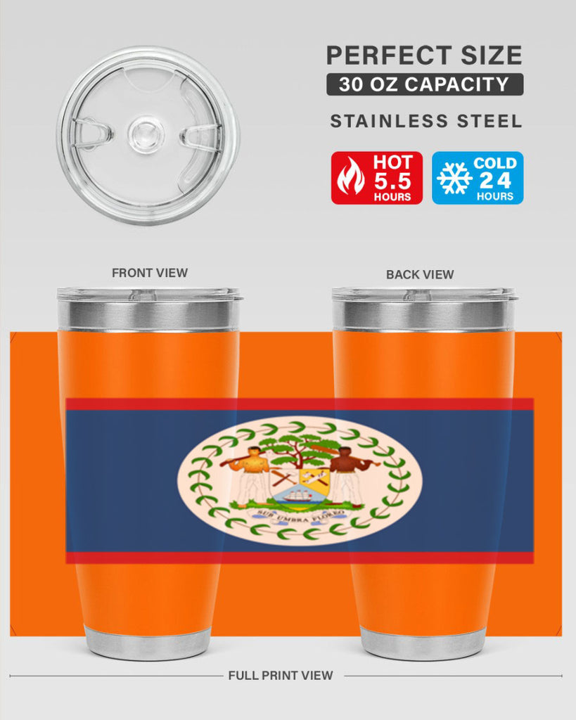 Belize 180#- world flags- Tumbler
