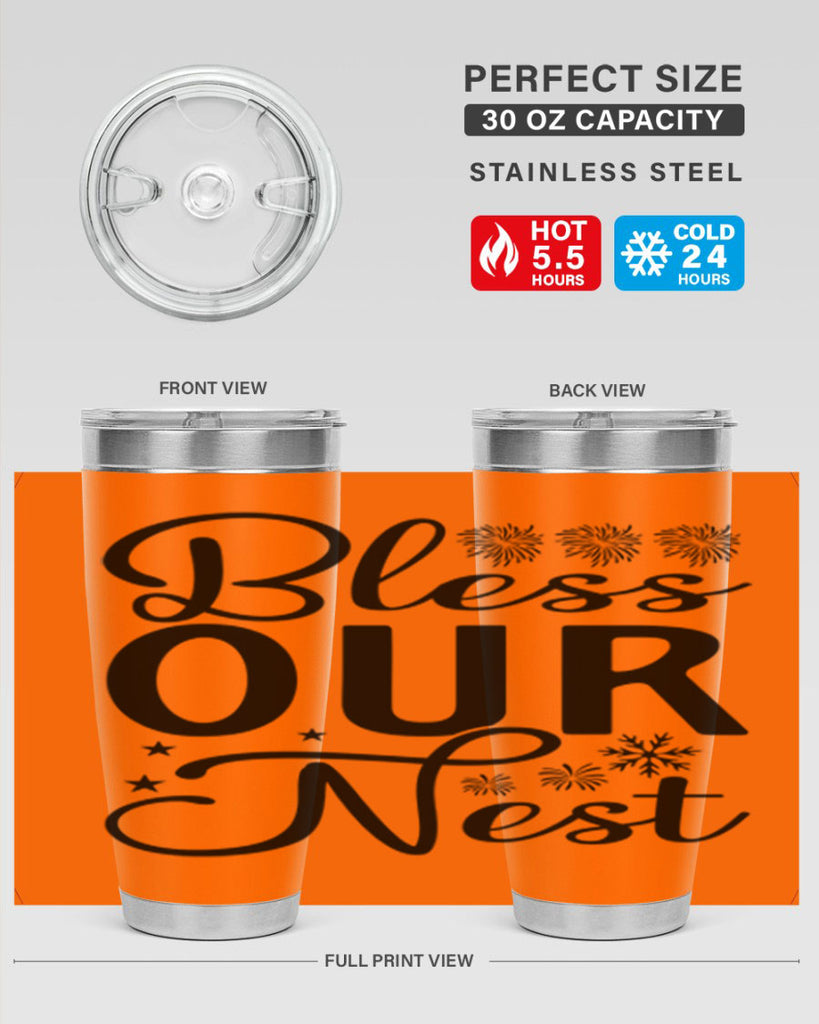 Bless Our Nest 51#- spring- Tumbler