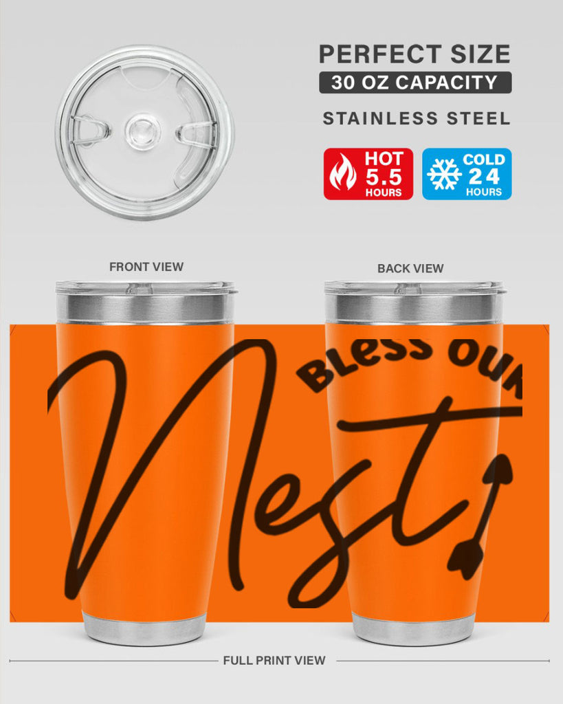 Bless Our Nest55#- spring- Tumbler