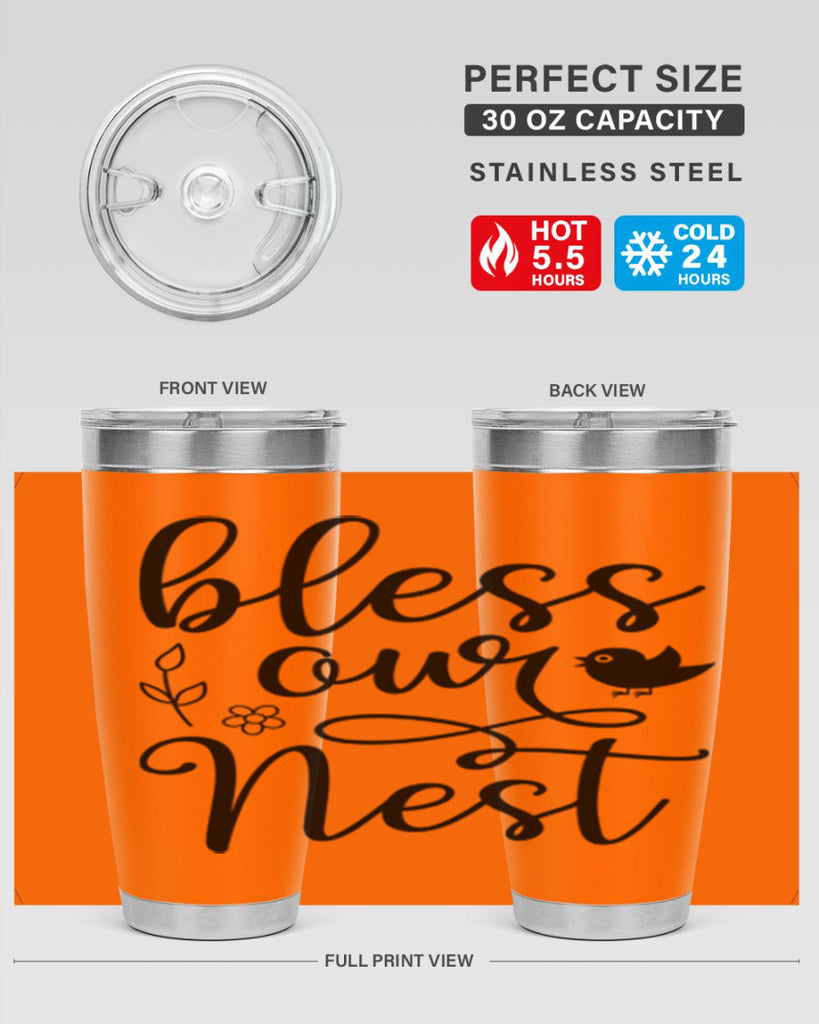 Bless our nest  68#- spring- Tumbler