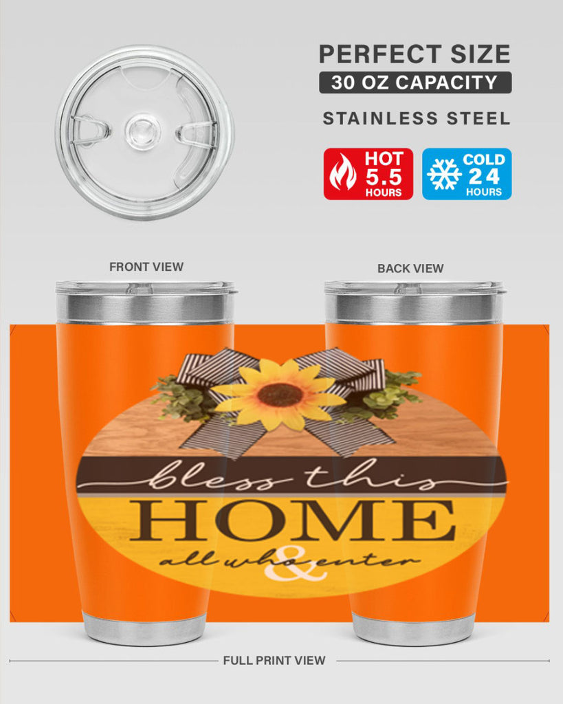 Bless this Home and all Mockup56#- spring- Tumbler