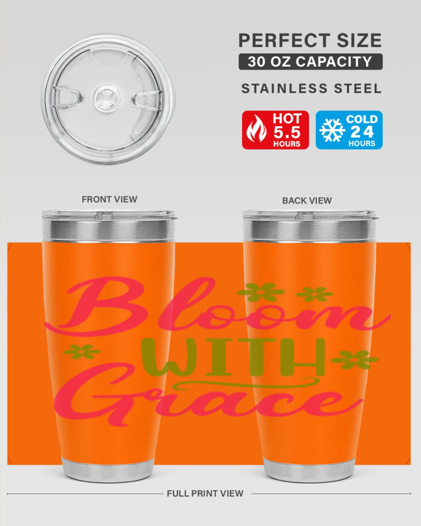 Bloom With Grace 80#- spring- Tumbler