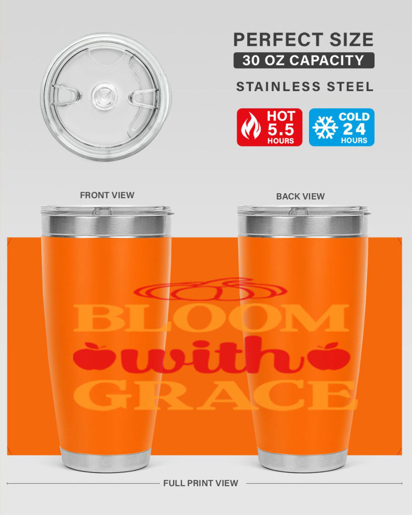 Bloom with grace 82#- spring- Tumbler