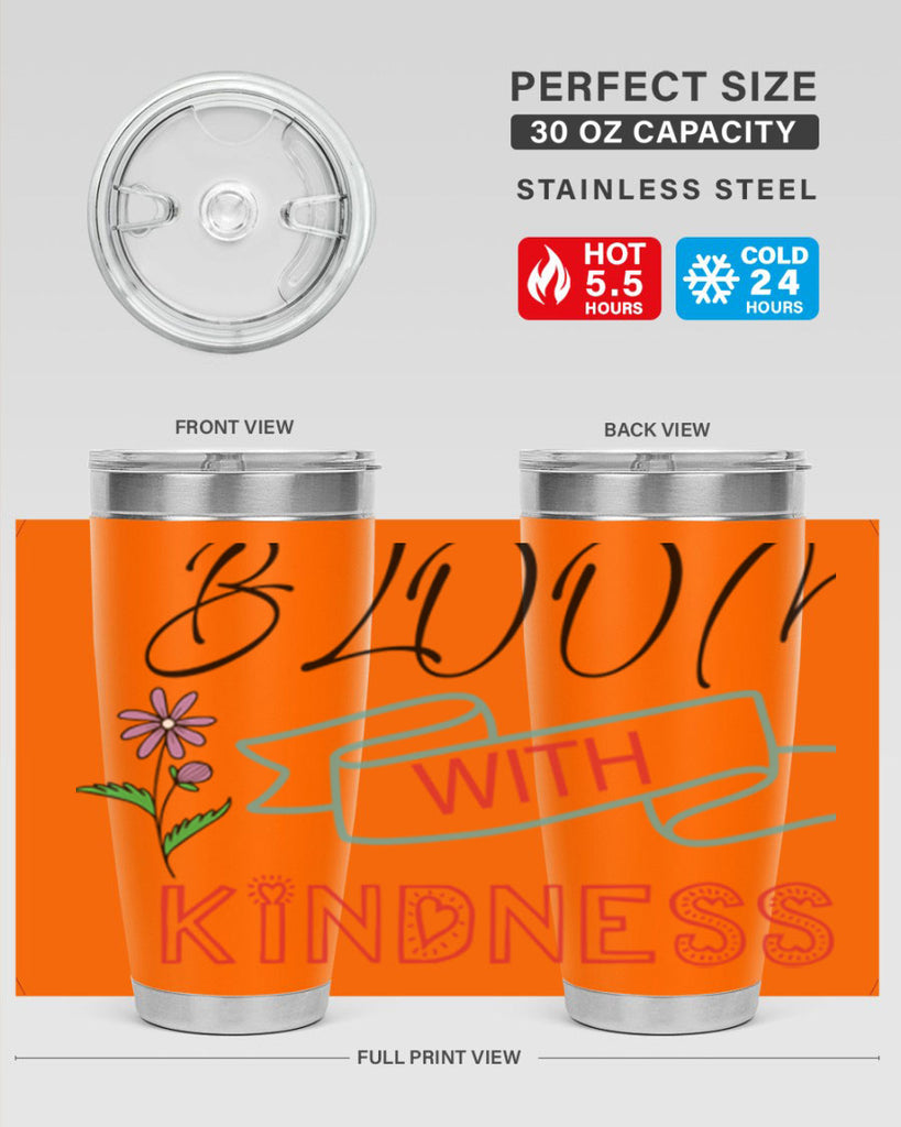 Bloom with kindness  91#- spring- Tumbler
