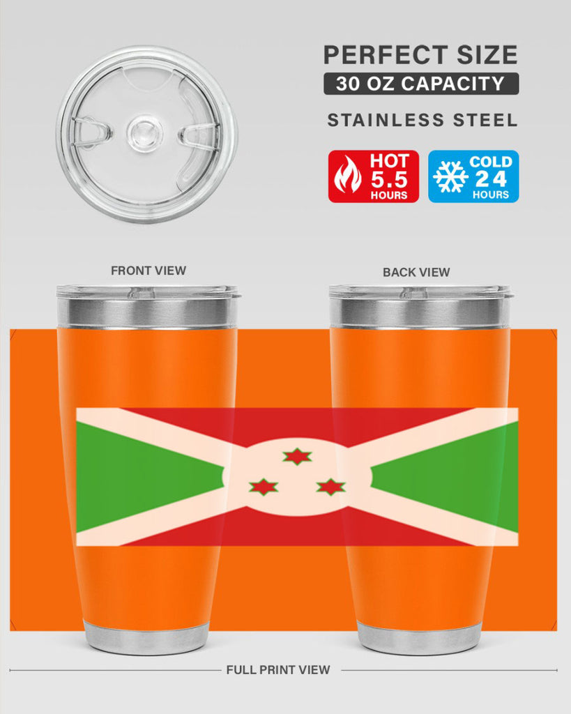 Burundi 170#- world flags- Tumbler
