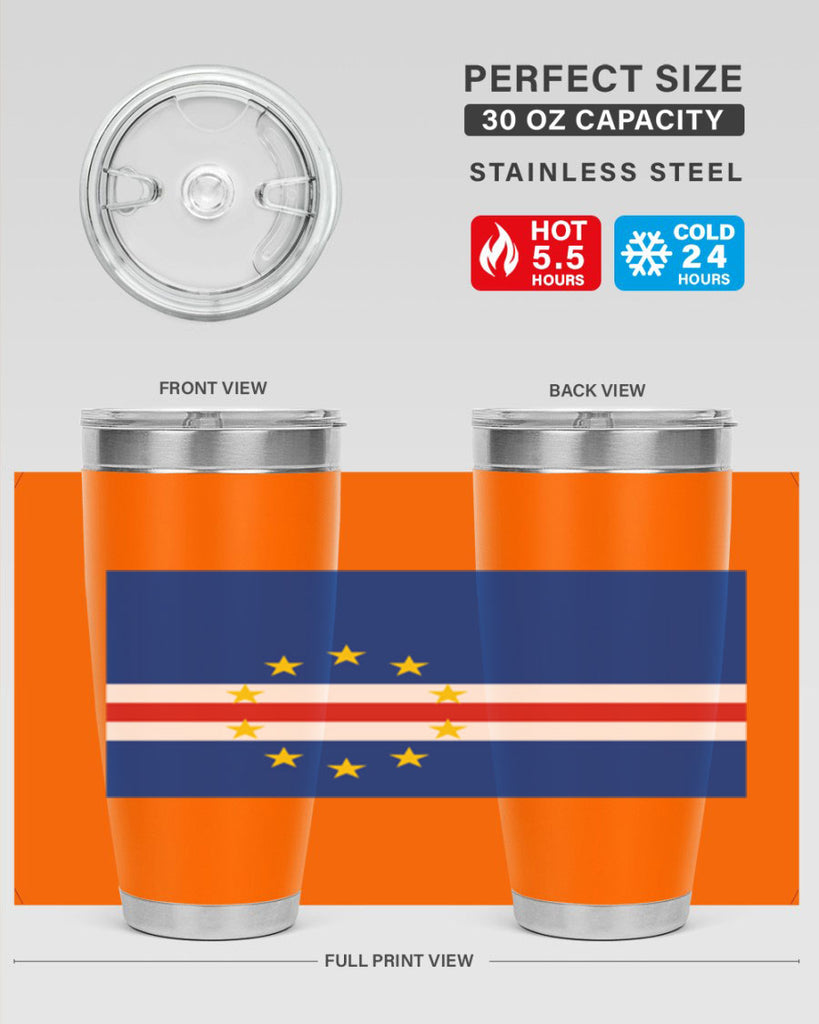 Cabo Verde 169#- world flags- Tumbler