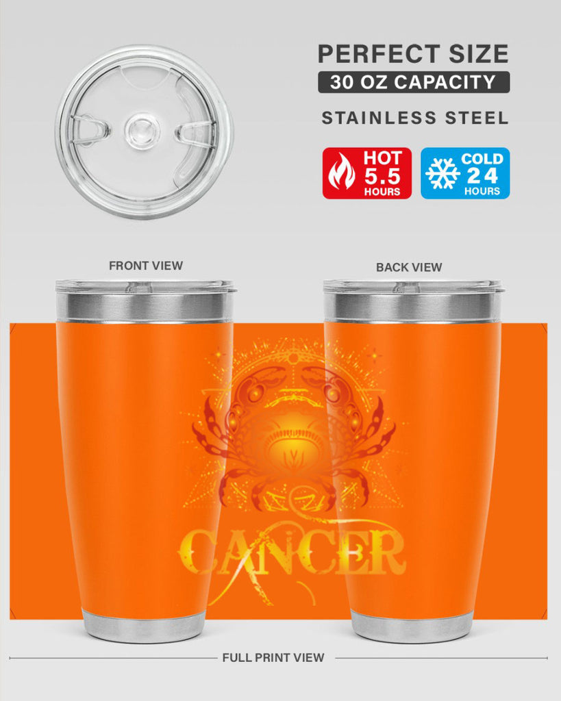 Cancer 163#- zodiac- Tumbler
