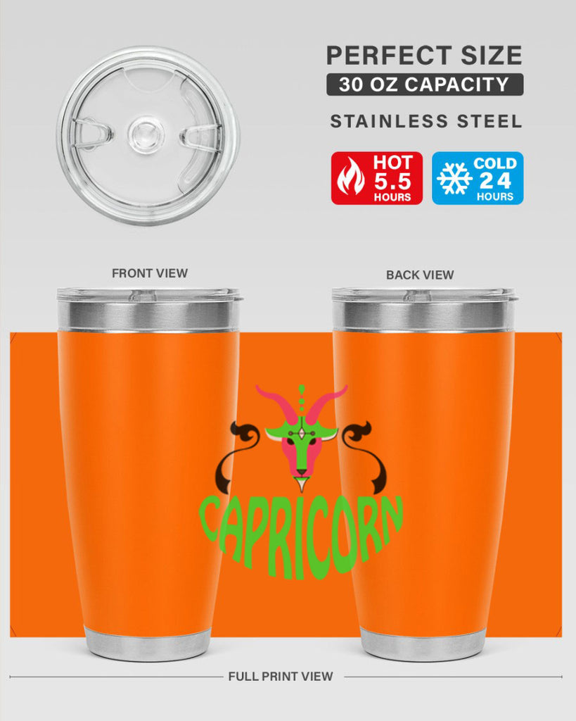 Capricorn 189#- zodiac- Tumbler