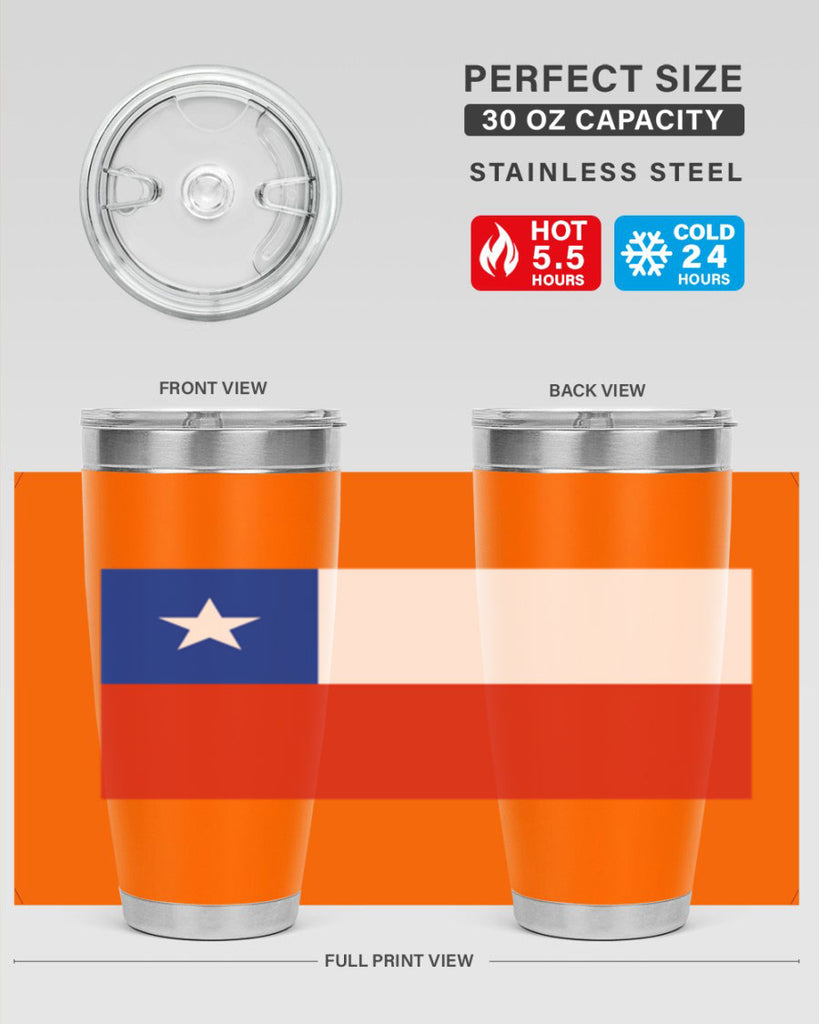 Chile 163#- world flags- Tumbler
