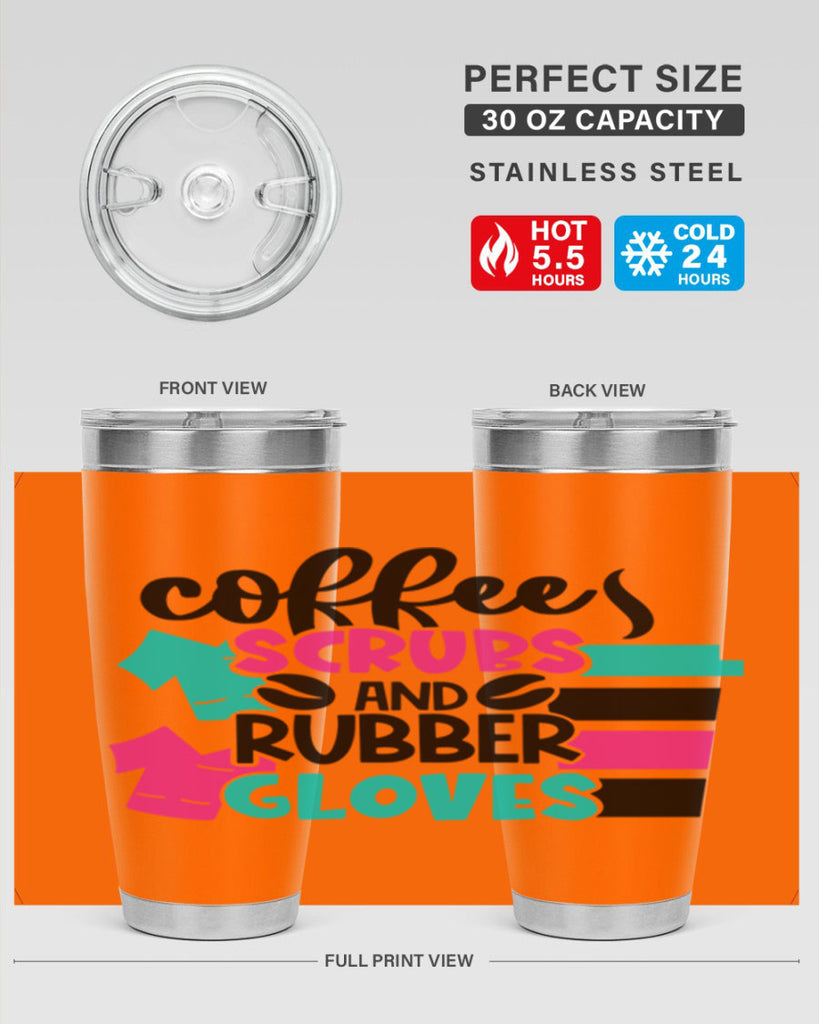 Coffee Scrubs And Rubber Gloves Style Style 209#- nurse- tumbler