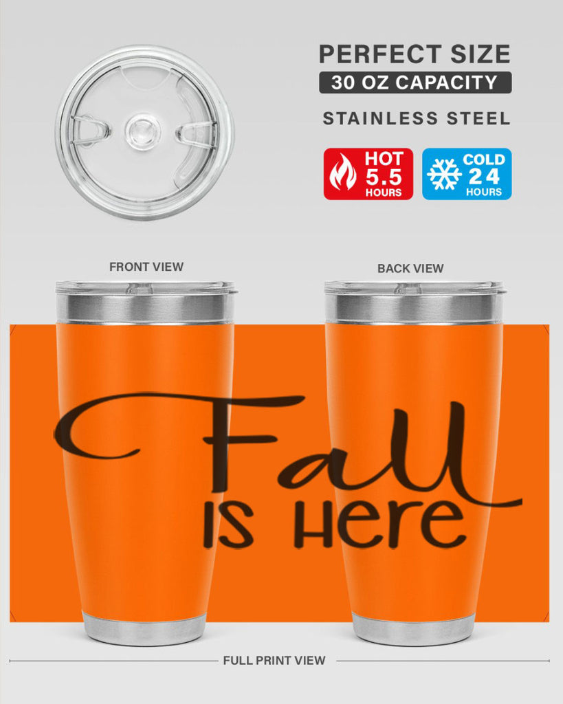 Fall Is Here 109#- fall- Tumbler