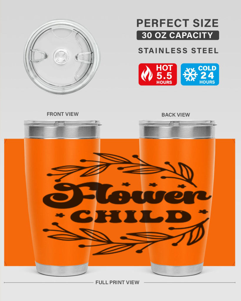 Flower child  141#- spring- Tumbler