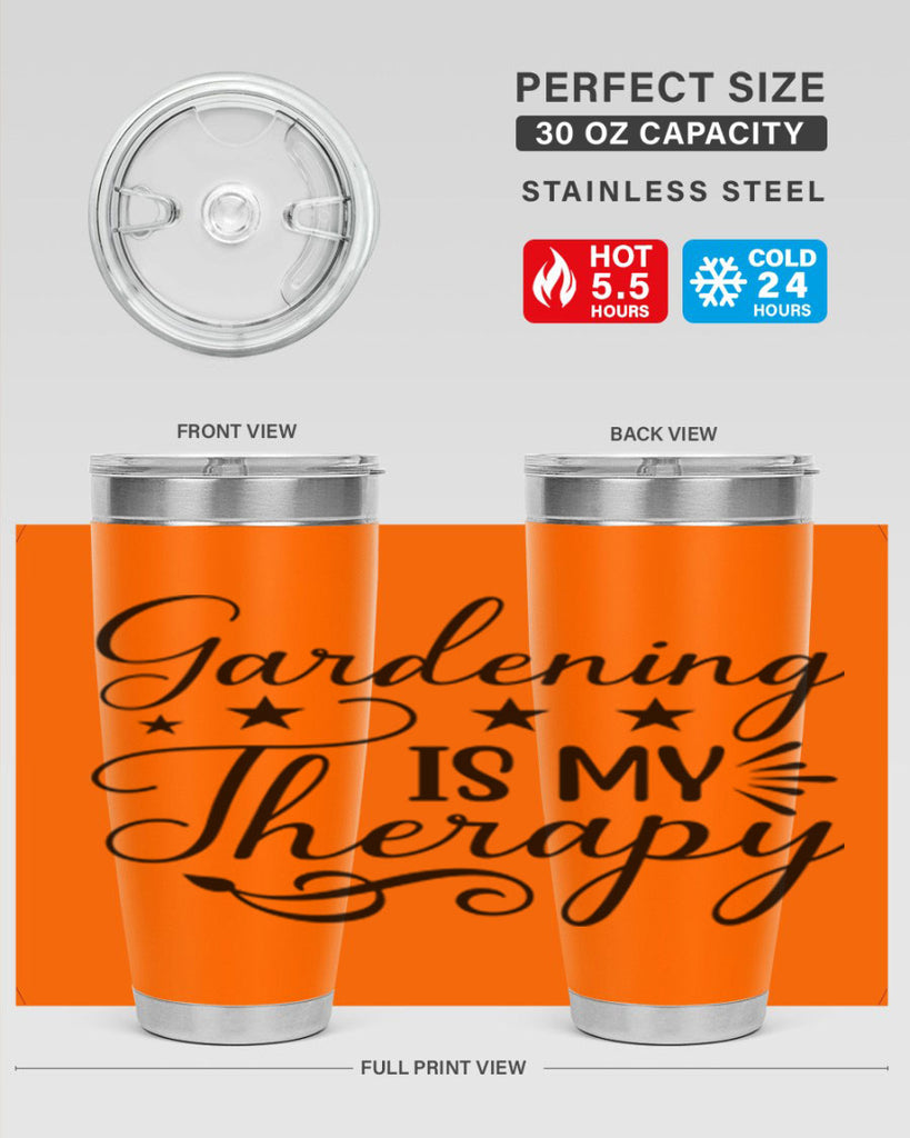 Gardening is My Therapy 145#- spring- Tumbler