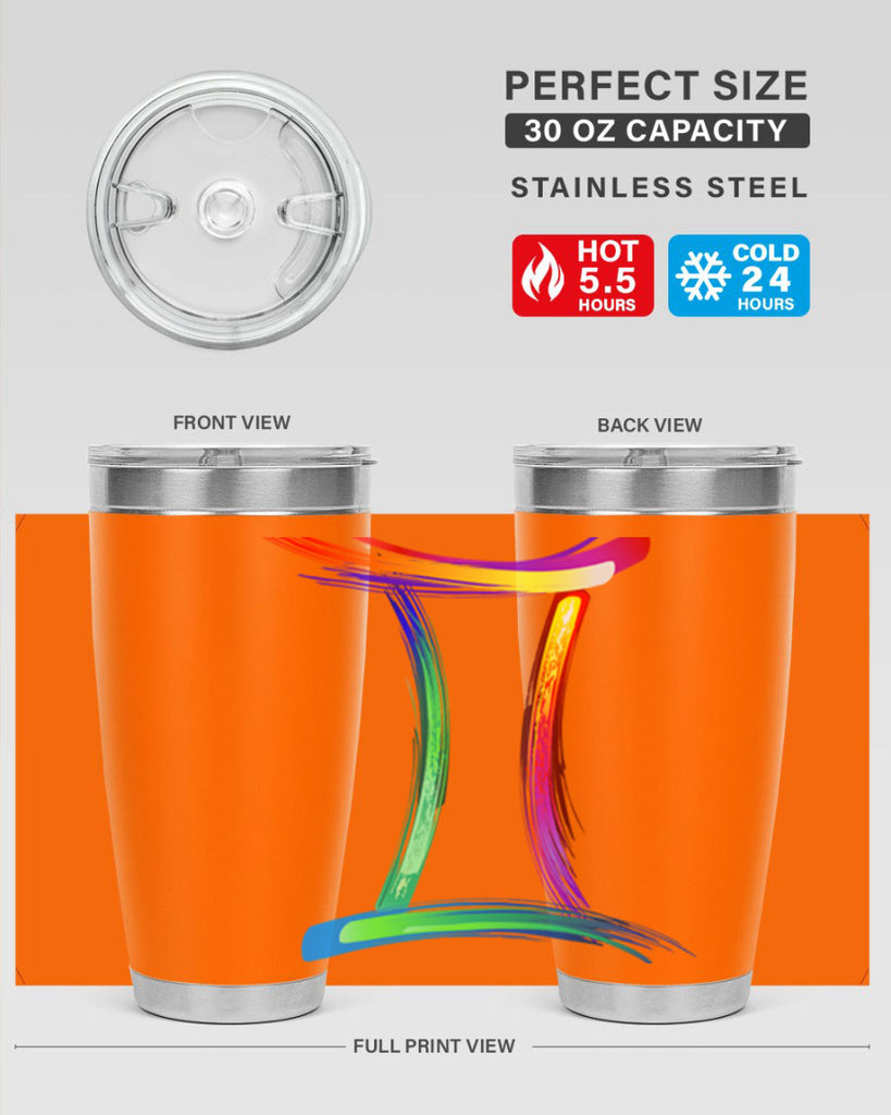 Gemini 222#- zodiac- Tumbler