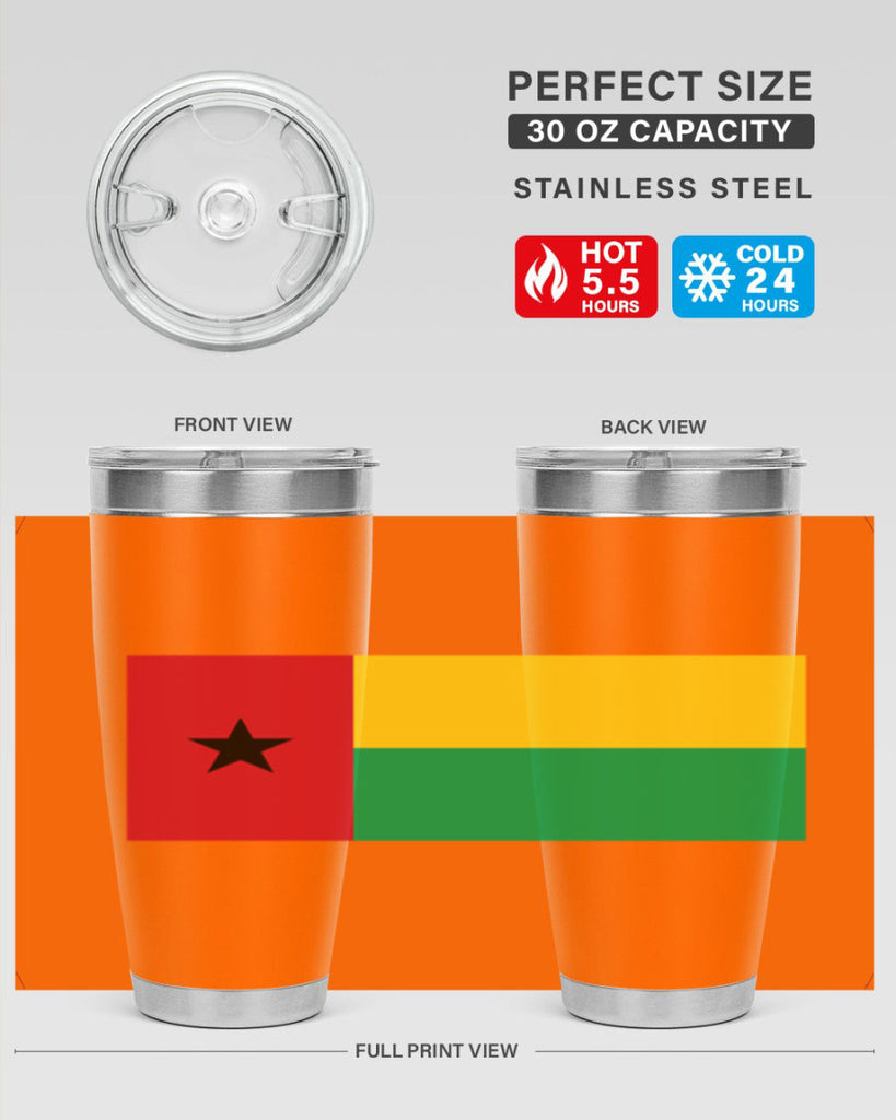 GuineaBissau 128#- world flags- Tumbler