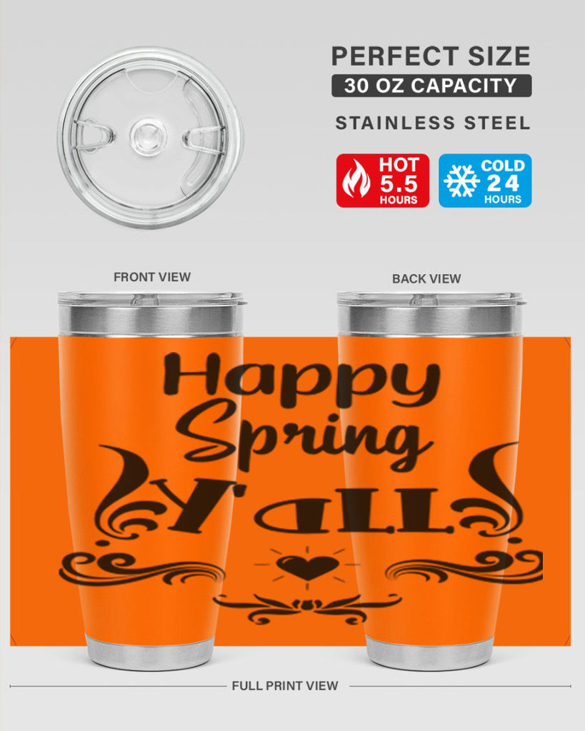 Happy Spring Yall 171#- spring- Tumbler