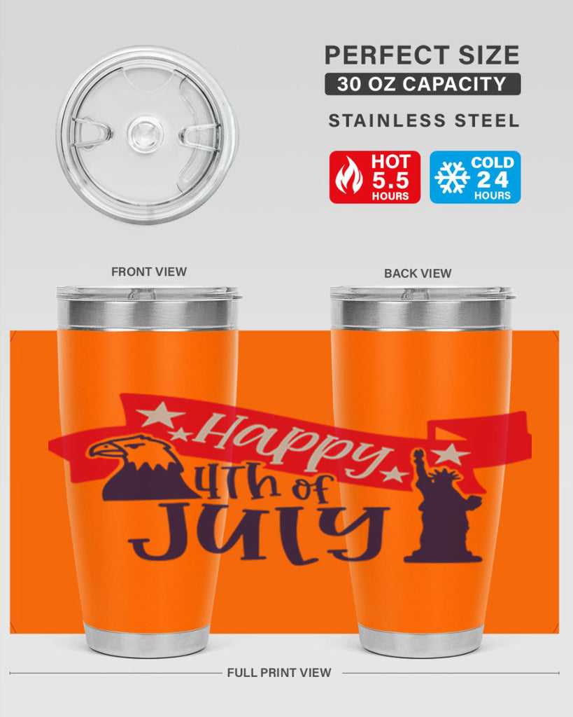 Happy th Of July Style 156#- Fourt Of July- Tumbler