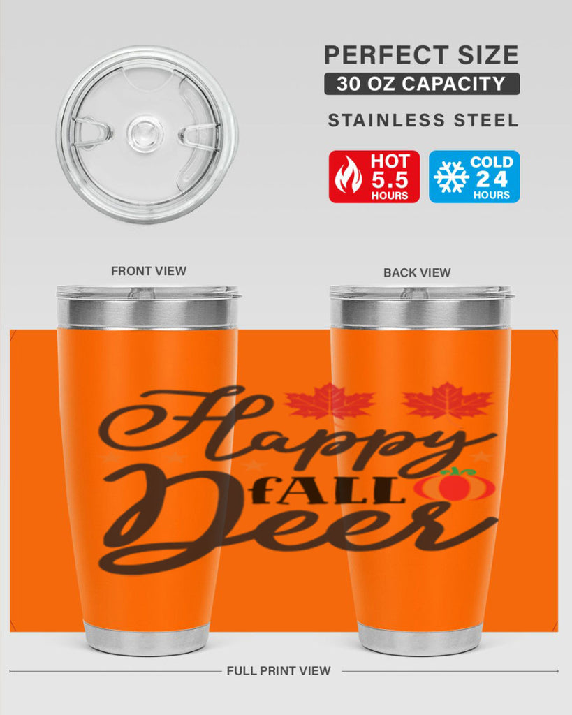 Happyfalldeer 254#- fall- Tumbler