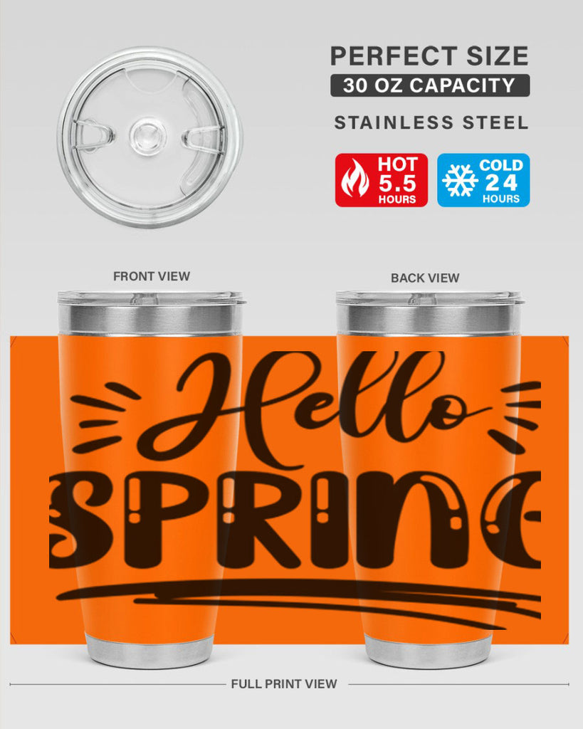 Hello Spring  229#- spring- Tumbler