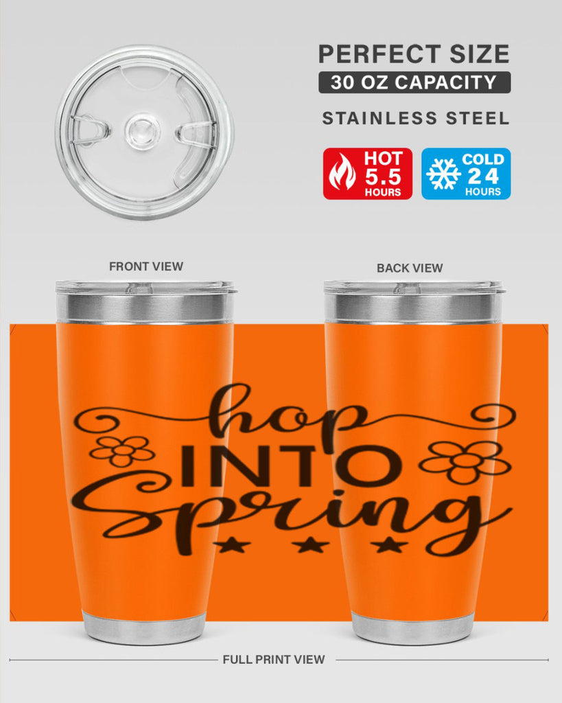 Hop into spring  252#- spring- Tumbler