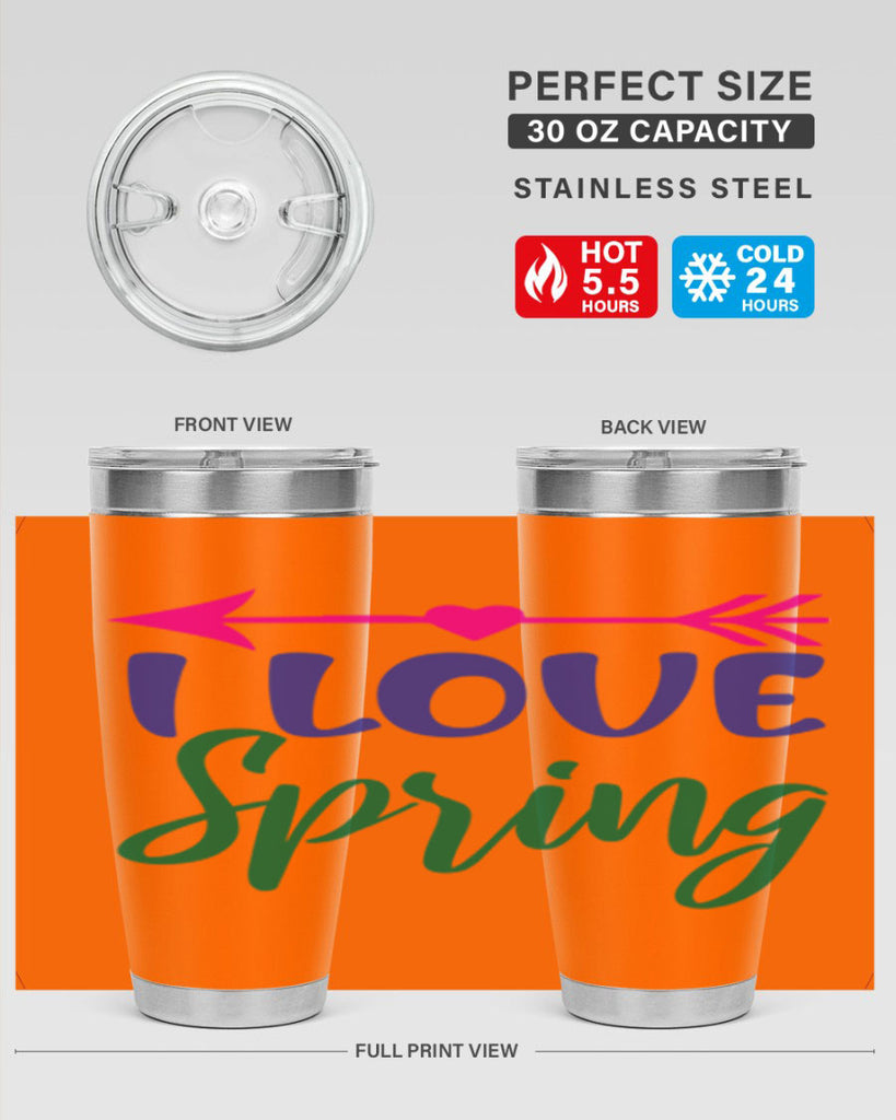 I Love Spring 272#- spring- Tumbler