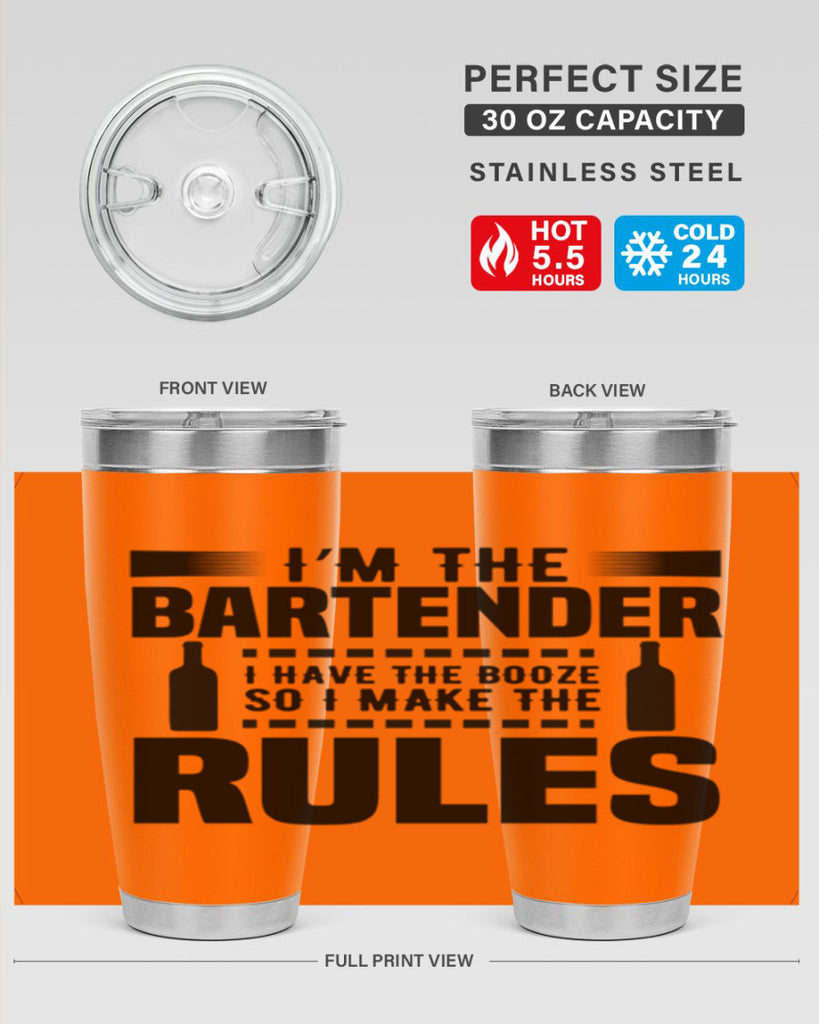 I am the Bartender Style 2#- bartender- tumbler