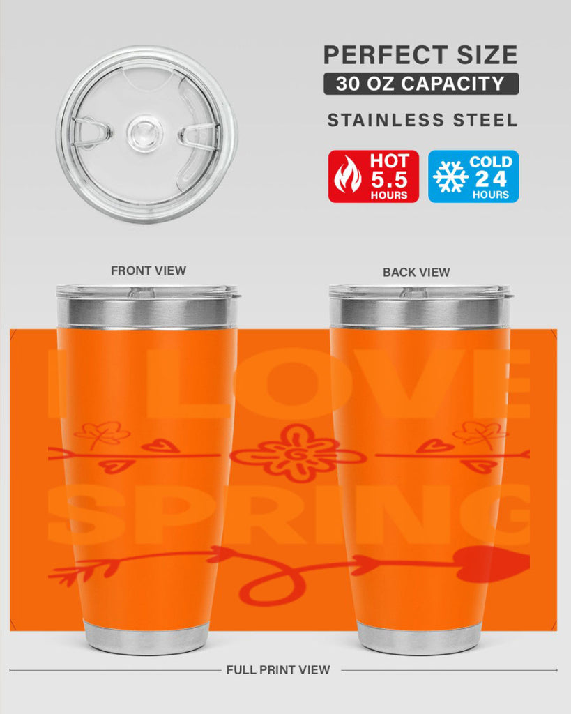 I love spring 271#- spring- Tumbler