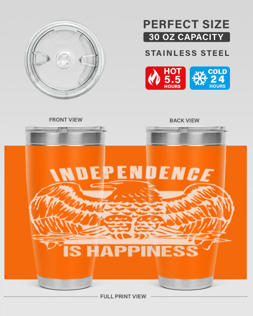 Independence is happiness Style 24#- Fourt Of July- Tumbler