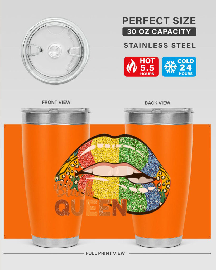 Juneteenth Black Queen Sexy Lip Png 35#- Juneteenth- tumbler